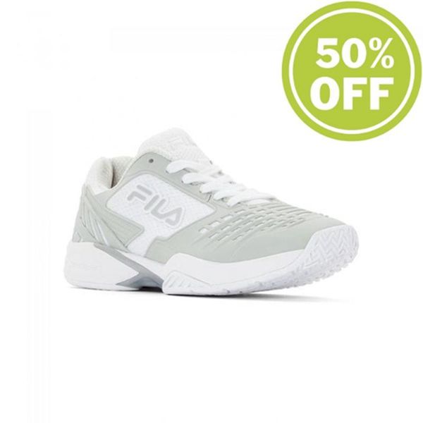 Fila Axilus 2 Energized Tennis Women's Running Shoes - White/Silver Metal,NZ 963-34251